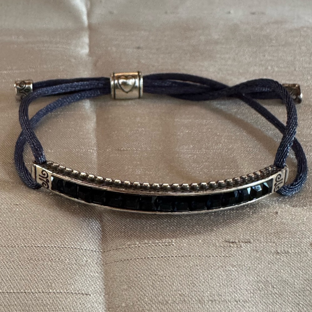 Brighton Color Groove Navy Blue Bracelet